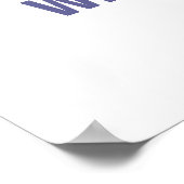 レッド・ホワイト・アンド・アイ・ドゥ 愛国的なウェディングシャワーの歓迎 ポスター (角)