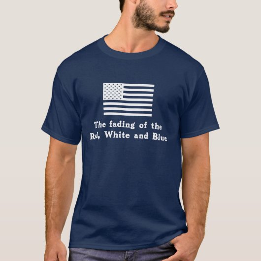 レッド・ホワイト・アンド・ブルーの衰退 Tシャツ (正面)