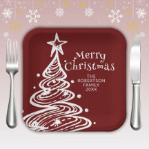 レッド ホワイト クリスマス ツリー パーティー