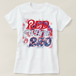レッド ホワイト タイ ダイ 250 Tシャツ