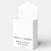 レッド、ホワイト&デュー！7月4日の赤ちゃんシャワー フェイバーボックス (オープン)