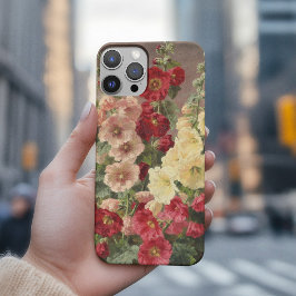 レッド、ホワイト、ピンクの葵、クリステンセン iPhone 15 PRO MAXケース