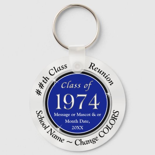 レッド、ホワイト、ブラック、1974年クラスキーホルダー キーホルダー (正面)