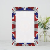 レッド、ホワイト、ブルー・カリ 便箋 (スタンド正面)