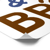 レッド、ホワイト、ブルー、ジェリーブラウン ポスター (角)