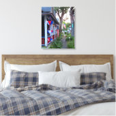 レッド、ホワイト、ブルー – マーサのブドウ園 キャンバスプリント (インサイチュ (寝室))