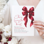 レッド・ボウ・シース 結婚式 結婚前お披露目パーティー 招待状