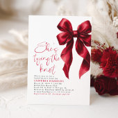 レッド・ボウ・シース 結婚式 結婚前お披露目パーティー 招待状