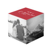 レッド・マザー・エスト。年赤いハートファミリーフォトキューブ フォトキューブ (裏面アングル)
