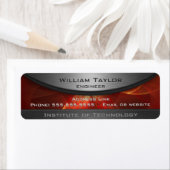 レッド・メタリック・エレガンス ラベル (インサイチュ)