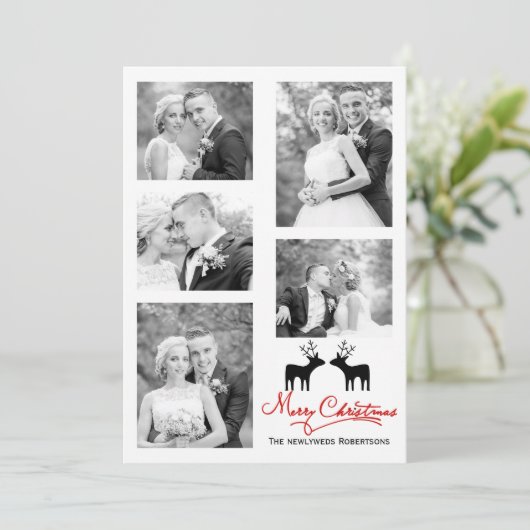 レッド・メリー・クリスマススクリプトの新婚の写真集 シーズンカード (スタンド正面)