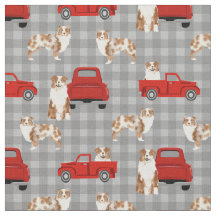 レッド·メルル·オージーと赤いトラック·プレイド