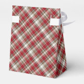 レッド、モカ&クリームプレイド – メリークリスマス+ツリー フェイバーボックス (裏面サイド)