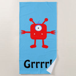 レッド・モンスターズ – ビーチ毛布 ビーチタオル