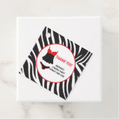 レッド ランジェリー パーティー サンクス フェイバータグ (インサイチュ)