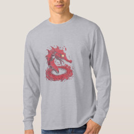 レッド・レバイアサン・コミックスタイル・ロングスリーブ Tシャツ