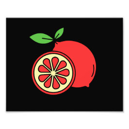 レッド・レモン フォトプリント