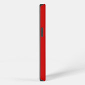 レッド・レーシング・ストライプ iPhoneケース (右側面)