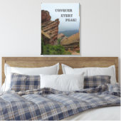 レッド・ロックスの登頂: すべてのピークを制覇せよ キャンバスプリント (インサイチュ (寝室))