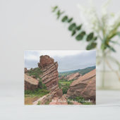 レッド ロックスを囲む岩石と山脈 ポストカード (スタンド正面)