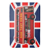 レッド·ロンドン·バス·テーマ バスマット (正面縦)