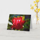 レッド・ローズ、カード カード (黄色い花)