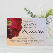 レッド・ローズ・ブライダルシャワー 招待状 (スタンド正面)