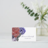 レッド·ローズ·プロフェッショナル·フロリスト 名刺 (スタンド正面)