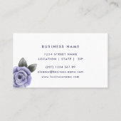 レッド·ローズ·プロフェッショナル·フロリスト 名刺 (裏面)