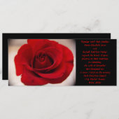 レッド・ロ結婚ーズ 招待状 (正面/裏面)