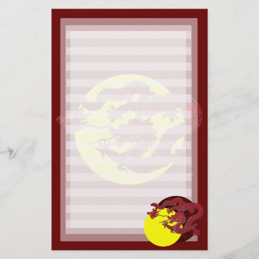 レッド·ワックス·ドラゴン 便箋 (正面)