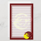 レッド·ワックス·ドラゴン 便箋 (正面/裏面)