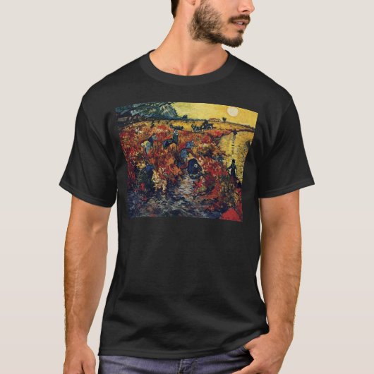 レッド・ヴィネヤード、ヴァン・ゴッホ、1888年 Tシャツ (正面)