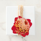 レッド&金ゴールドムームギフトメッセージカードすべての行事 フェイバータグ (インサイチュ)