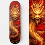 レッド&金ゴールド金ゴールド中国のドラゴン スケートボード<br><div class="desc">強さと幸運の象徴である赤と金ゴールド中国ののスケートボードでドラゴンの力を解き放つ。個人的なtouchをカスタマイズ文字で追加し、あなたの旅を威厳のある作る。これは別の100%スナッグルのハムスターデザインである。</div>