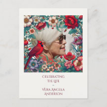 レッド（鳥）ショウジョウコウカンチョウお祝いのライフ写真