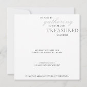 レッド（鳥）ショウジョウコウカンチョウお祝いのライフ写真 招待状 (裏面)