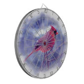 レッド（鳥）ショウジョウコウカンチョウインザブリザード ダーツボード (正面左)