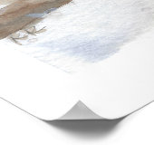 レッド(鳥)ショウジョウコウカンチョウイン・スノー ポスター (角)