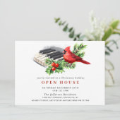 レッド（鳥）ショウジョウコウカンチョウクリスマスホリデーオープンハウス 招待状 (スタンド正面)