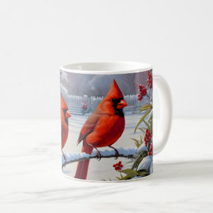 レッド(鳥)ショウジョウコウカンチョウソンバード コーヒーマグカップ