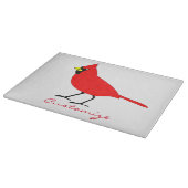 レッド（鳥）ショウジョウコウカンチョウバードサンダー_コーブ カッティングボード (角)