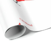 レッド（鳥）ショウジョウコウカンチョウバードサンダー_コーブ ラッピングペーパー (ロールコーナー)