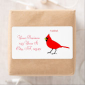 レッド（鳥）ショウジョウコウカンチョウバードサンダー_コーブ ラベル (インサイチュ)