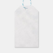 レッド（鳥）ショウジョウコウカンチョウバードホリーベリーボールクリスマス ギフトタグ (裏面)