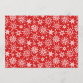 レッド（鳥）ショウジョウコウカンチョウホリーベリークリスマスグリーティングフォト シーズンカード (裏面)