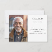 レッド(鳥)ショウジョウコウカンチョウメモリアル写真サンキューカード サンキューカード (裏面)