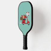 レッド（鳥）ショウジョウコウカンチョウラバーズオンスクーター ピックルボールラケット (左)
