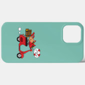 レッド(鳥)ショウジョウコウカンチョウラバーズオンスクーター Case-Mate iPhoneケース (裏面 (横))