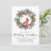 レッド（鳥）ショウジョウコウカンチョウリースホリデーランチョン 招待状 (スタンド正面)